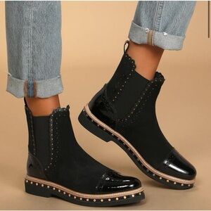 Free People Atlas Suede Studded Chelsea Boot